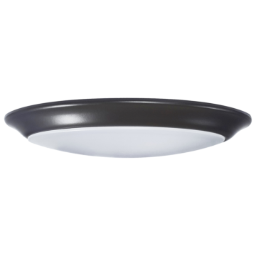 Satco 10 inch - LED Disk Light - 5-CCT Selectable 27K/3K/35K/4K/5K - Bronze Finish