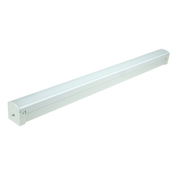 Satco LED 2 ft.- Connectable Strip - 24W - 4000K - White Finish - 120V