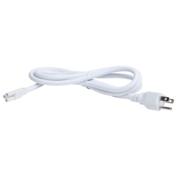 5' Cord for LED Linkable Strip Light Fixtures, White