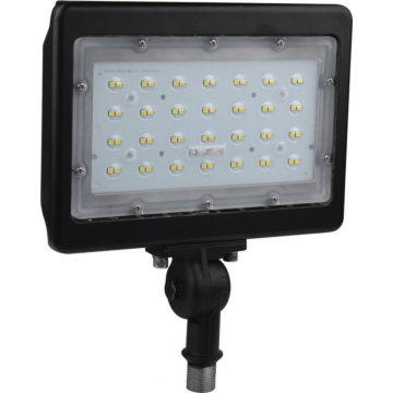 Satco LED Large Flood Light- 50W - 5000K - Bronze Finish - 100-277V