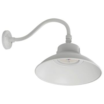 Satco Led Gooseneck Dimmable CCT-Selectable Light Fixture (White)
