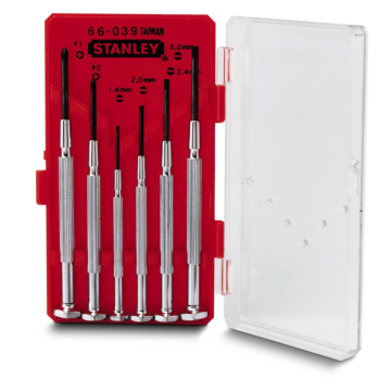 Stanley Jeweler'S Precision Screwdriver Set (6pc)