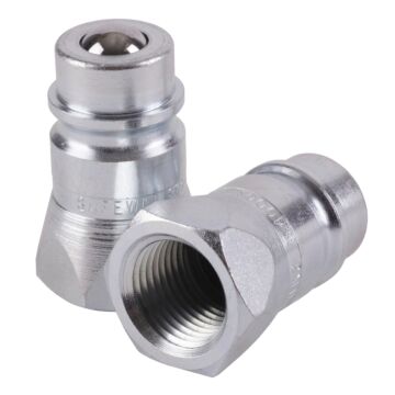Safeway 1/2 in-14 NPT 3000 psi Quick Connect Hydraulic Hose Coupling