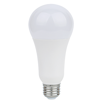 Satco 5 Watt/15 Watt/21 Watt - A21 LED - 3-way - Frosted - 5000K - Medium base - 120 Volt