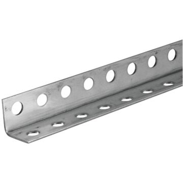 HILLMAN Hillman Steelworks Zinc-Plated 1-1/4 In. x 3 Ft. Perforated Steel Angle