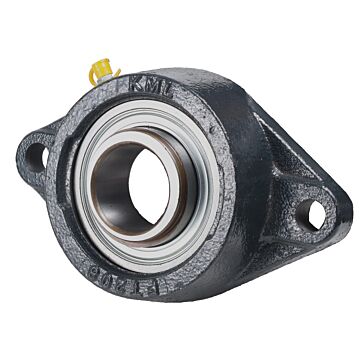 KML Standard 2 Bolt Flange  Bearing, 1-1/2" Locking Collar, Standard Race SAFT20824