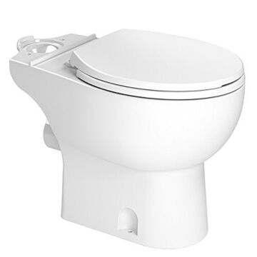 Saniflo 1.28 gal/Flush 3 in Vitreous China 2-Piece Toilet Bowl
