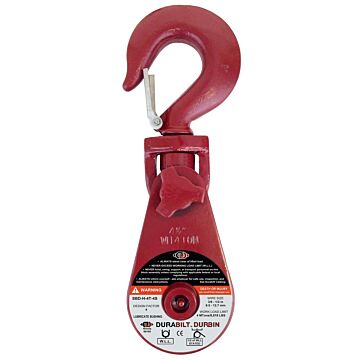 Durabilt USA 4-1/2 in 3/8 - 1/2 in 4 ton Snatch Block