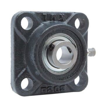 KML 1-1/4 in 108 mm Cast Iron 4-Bolt/Hole Flange Mount Ball Bearing