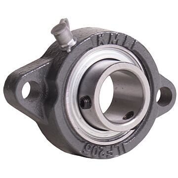 KML Compact 2 Bolt Flange  Bearing, 1" Set Screw Lock, Standard Race SBLF20516