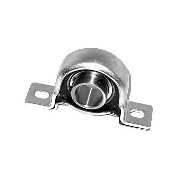KML PILLOW BLOCK, RUBBER CUSHIONED, PRESS STEEL, LIGHT DUTY, SET SCREW TYPE - SBRPP205-16 (1" DIA)