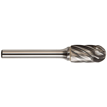 Drillco Cutting Tools SC-3NF, Solid Carbide Bur Aluminum Cut