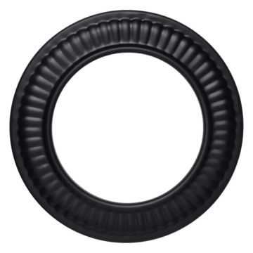 Imperial 6-in Black Stove Trim Collar