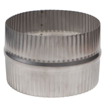 6 in 316 Stainless Steel Stove Pipe Crimp Coupler