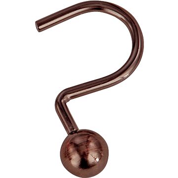 Simple Spaces Ball Shower Curtain Hook  (Venetian Bronze - 12pk)