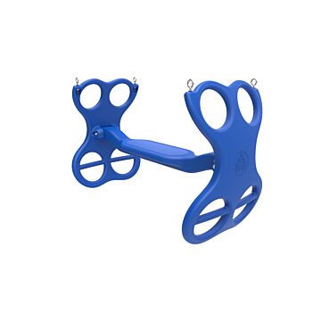 Atlas Molding Plastic Blue Dual Glider Swing