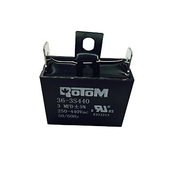 PEMS 3 mfd 250-440 VAC 50-60 Hz Dual Voltage Capacitor
