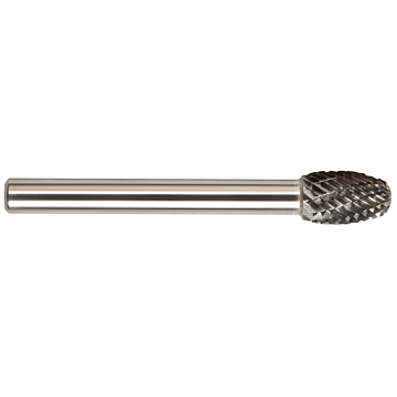 Drillco Cutting Tools SE-1, Solid Carbide Bur Double Cut