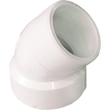 IPEX 1-1/2 In. Schedule 40 45 Deg. DWV PVC Street Elbow (1/8 Bend)