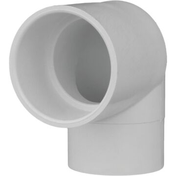 Charlotte Pipe 2 In. Slip x Spigot Schedule 40 90 Deg. Street PVC Elbow (1/4 Bend)
