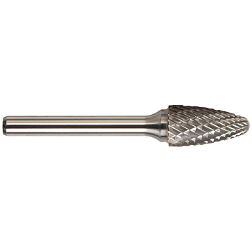Drillco Cutting Tools SF-3, Solid Carbide Bur Double Cut