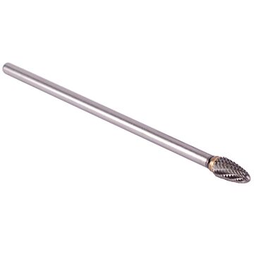 Drillco Cutting Tools SF-3L6, Solid Carbide Bur Double Cut