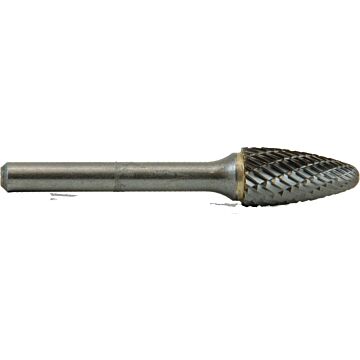 Drillco Cutting Tools SF-5, Solid Carbide Bur Double Cut