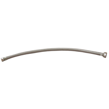 Jones Stephens 1/2" x 1/2" FIP x FIP Flexible Stainless Steel Faucet Connector 12" Length