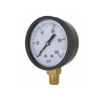 Valley Industries 4 in 0 - 60 psi 1/4 in MNPT Single Scale Pressure Gauge