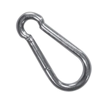 3/8 in 550 lb Bright Zinc Plated Spring Hook