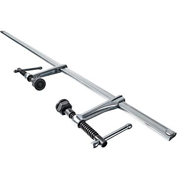 Bessey Tools Double Force Clamp, 39.5 Inch Capacity, 4-3/4 Inch Throat Depth