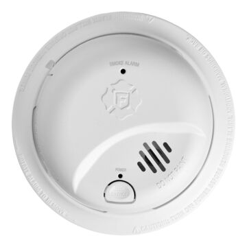 FIRST ALERT First Alert 1046850 Smoke Alarm, Ionization Sensor, White