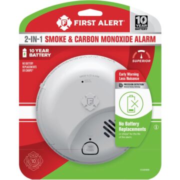 FIRST ALERT 10-Year Battery Ionization Smoke & Carbon Monoxide Alarm