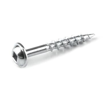 Kreg #8 1-1/4 In. Coarse Maxi-Loc Washer Head Zinc Pocket Hole Screw (250 Ct.)