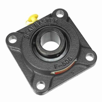 SealMaster 1-1/4 in 3-5/8 in 4-Bolt Square Flange Mount Ball Bearing with Set Screw