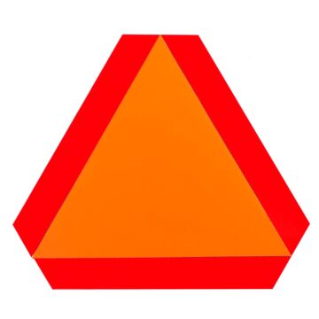 Safety Vehicle Emblem Inc Decal Standard Slow Moving Vehicle Sign