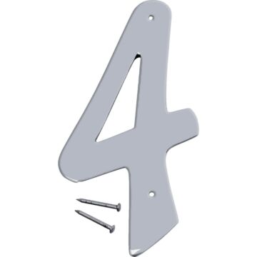 Hy-Ko 4 In. Satin Nickel Number 4