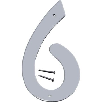 Hy-Ko 4 In. Satin Nickel Number 6