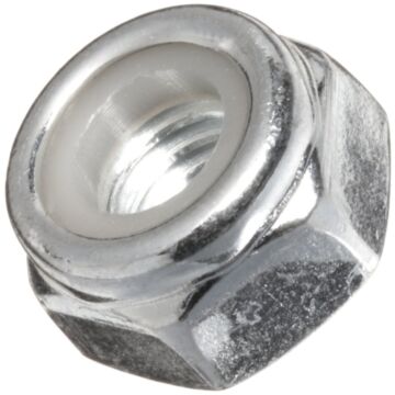 Titan™ Steel Lock Nut 7/16"-20 Fine Thread, Grade C, Zinc