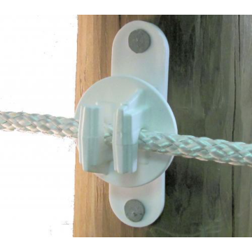 Dare Products WOOD POST OR VINYL POST INSULATOR - EQUINE WHITE