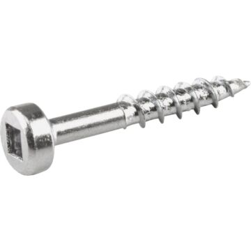 Kreg #7 x 1 In. Square Coarse Thread Pan Head Zinc Pocket-Hole Screw (250 Ct.)