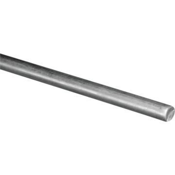 HILLMAN Solid Rod (Steel) 1/4" x 6 ft