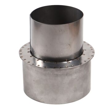 4 x 3 in 304 Stainless Steel Stove Pipe Reducer