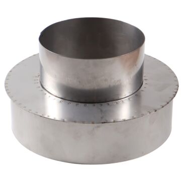8 x 5 in 304 Stainless Steel Stove Pipe Reducer
