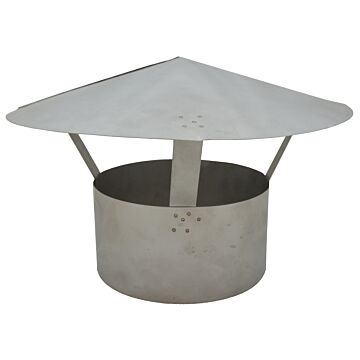 6 in 304 Stainless Steel Stove Pipe Rain Cap