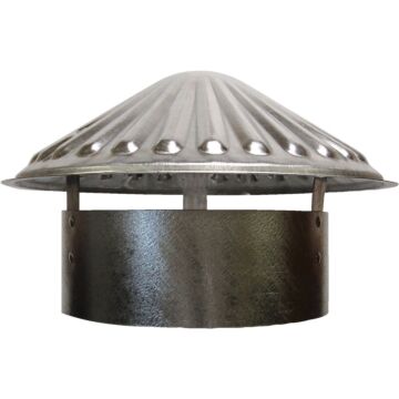 Imperial Stove Pipe Rain Cap 8" Galvanize