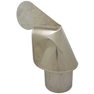 6 in 304 Stainless Steel Stove Pipe Swivel Cap