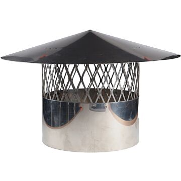 8 in Stainless Steel Stove Pipe Rain Cap