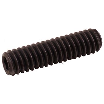 1/4"-20 x 1" Set Screw, Coarse Thread, Black Oxide 