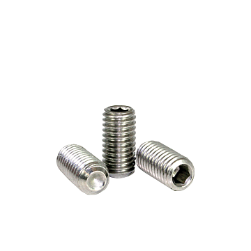 5/16"-18 x 1/2" Set Screw, Coarse Thread, Stainless Steel 